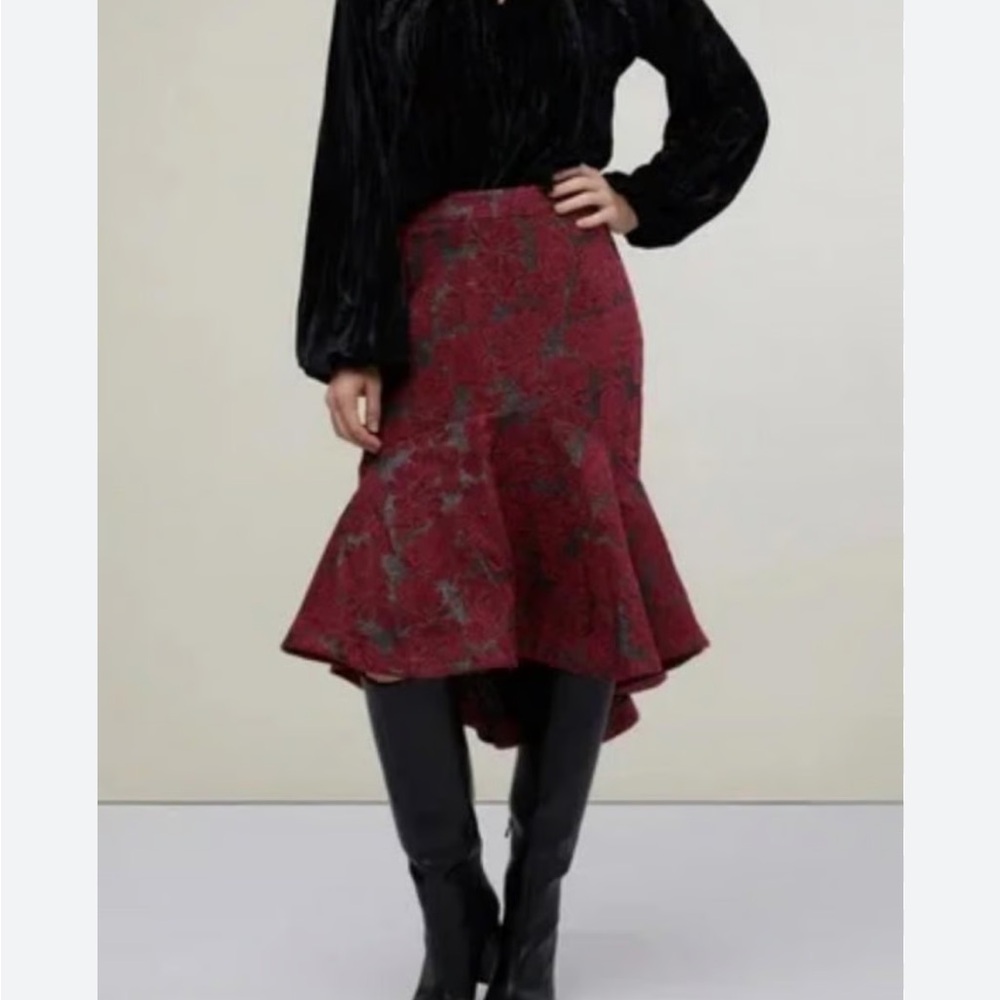 A Collections Metallic Skirt
